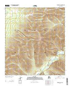 Tanacross D-4 SE Alaska Current topographic map, 1:25000 scale, 7.5 X 7.5 Minute, Year 2013