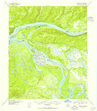 Tanana A-4 Alaska Historical topographic map, 1:63360 scale, 15 X 15 Minute, Year 1952