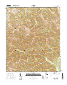 Tanana B-3 NE Alaska Current topographic map, 1:25000 scale, 7.5 X 7.5 Minute, Year 2016