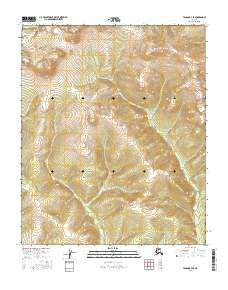 Tanana B-4 SE Alaska Current topographic map, 1:25000 scale, 7.5 X 7.5 Minute, Year 2016