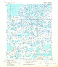Teshekpuk B-1 Alaska Historical topographic map, 1:63360 scale, 15 X 15 Minute, Year 1955