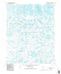 Teshekpuk B-2 Alaska Historical topographic map, 1:63360 scale, 15 X 15 Minute, Year 1982
