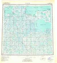 Teshekpuk Alaska Historical topographic map, 1:250000 scale, 1 X 3 Degree, Year 1955