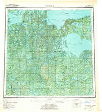 Teshekpuk Alaska Historical topographic map, 1:250000 scale, 1 X 3 Degree, Year 1955