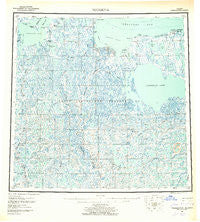 Teshekpuk Alaska Historical topographic map, 1:250000 scale, 1 X 3 Degree, Year 1955