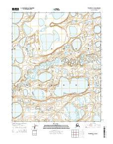 Teshekpuk A-1 NE Alaska Current topographic map, 1:25000 scale, 7.5 X 7.5 Minute, Year 2015