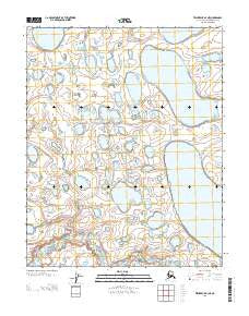 Teshekpuk A-3 NE Alaska Current topographic map, 1:25000 scale, 7.5 X 7.5 Minute, Year 2013