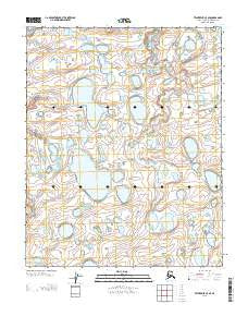 Teshekpuk A-3 SE Alaska Current topographic map, 1:25000 scale, 7.5 X 7.5 Minute, Year 2013