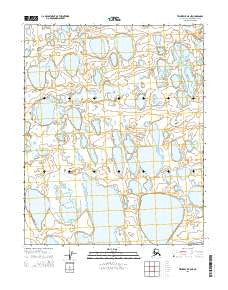 Teshekpuk A-5 NE Alaska Current topographic map, 1:25000 scale, 7.5 X 7.5 Minute, Year 2015