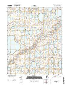 Teshekpuk B-1 SW Alaska Current topographic map, 1:25000 scale, 7.5 X 7.5 Minute, Year 2013