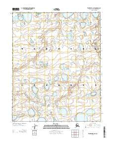 Teshekpuk B-2 SW Alaska Current topographic map, 1:25000 scale, 7.5 X 7.5 Minute, Year 2013