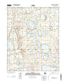 Teshekpuk B-3 SE Alaska Current topographic map, 1:25000 scale, 7.5 X 7.5 Minute, Year 2013
