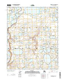Teshekpuk B-3 SW Alaska Current topographic map, 1:25000 scale, 7.5 X 7.5 Minute, Year 2013