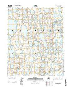 Teshekpuk B-4 SW Alaska Current topographic map, 1:25000 scale, 7.5 X 7.5 Minute, Year 2013