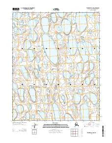Teshekpuk B-5 NE Alaska Current topographic map, 1:25000 scale, 7.5 X 7.5 Minute, Year 2013