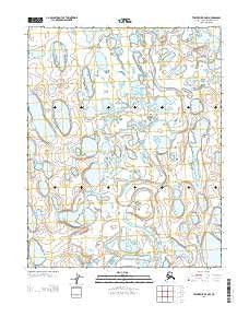 Teshekpuk B-5 NW Alaska Current topographic map, 1:25000 scale, 7.5 X 7.5 Minute, Year 2013