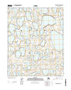 Teshekpuk B-5 SE Alaska Current topographic map, 1:25000 scale, 7.5 X 7.5 Minute, Year 2013