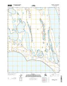 Teshekpuk C-1 NE Alaska Current topographic map, 1:25000 scale, 7.5 X 7.5 Minute, Year 2013