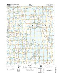 Teshekpuk C-3 SE Alaska Current topographic map, 1:25000 scale, 7.5 X 7.5 Minute, Year 2013