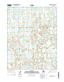 Teshekpuk C-5 NE Alaska Current topographic map, 1:25000 scale, 7.5 X 7.5 Minute, Year 2015