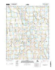 Teshekpuk C-5 SE Alaska Current topographic map, 1:25000 scale, 7.5 X 7.5 Minute, Year 2013