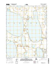 Teshekpuk D-1 SW Alaska Current topographic map, 1:25000 scale, 7.5 X 7.5 Minute, Year 2016