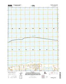 Teshekpuk D-2 NE Alaska Current topographic map, 1:25000 scale, 7.5 X 7.5 Minute, Year 2016