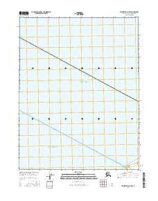 Teshekpuk D-2 NW Alaska Current topographic map, 1:25000 scale, 7.5 X 7.5 Minute, Year 2016