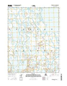 Teshekpuk D-3 SW Alaska Current topographic map, 1:25000 scale, 7.5 X 7.5 Minute, Year 2016