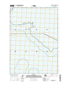 Tyonek A-1 SE Alaska Current topographic map, 1:25000 scale, 7.5 X 7.5 Minute, Year 2016