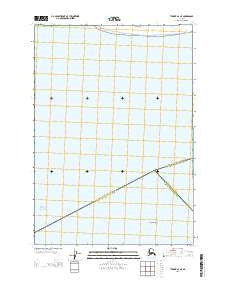 Tyonek A-2 NE Alaska Current topographic map, 1:25000 scale, 7.5 X 7.5 Minute, Year 2013