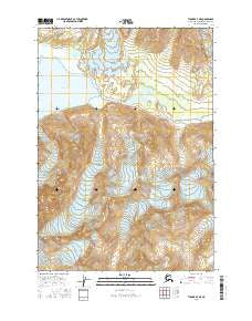 Tyonek A-7 NE Alaska Current topographic map, 1:25000 scale, 7.5 X 7.5 Minute, Year 2016