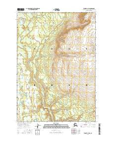 Tyonek B-3 NW Alaska Current topographic map, 1:25000 scale, 7.5 X 7.5 Minute, Year 2016