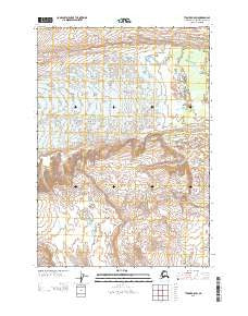 Tyonek B-5 SW Alaska Current topographic map, 1:25000 scale, 7.5 X 7.5 Minute, Year 2013