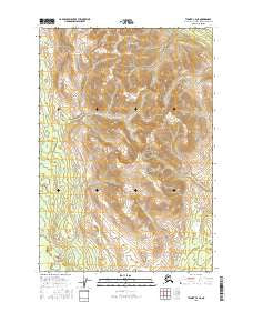 Tyonek C-4 NE Alaska Current topographic map, 1:25000 scale, 7.5 X 7.5 Minute, Year 2016
