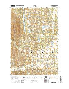 Tyonek C-4 SW Alaska Current topographic map, 1:25000 scale, 7.5 X 7.5 Minute, Year 2016