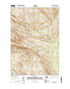 Tyonek C-5 NE Alaska Current topographic map, 1:25000 scale, 7.5 X 7.5 Minute, Year 2016