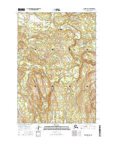 Tyonek D-4 SW Alaska Current topographic map, 1:25000 scale, 7.5 X 7.5 Minute, Year 2016