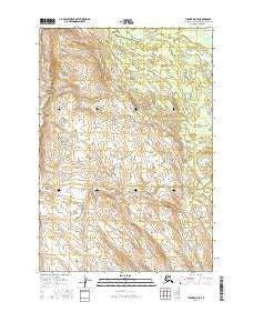Tyonek D-5 SE Alaska Current topographic map, 1:25000 scale, 7.5 X 7.5 Minute, Year 2016