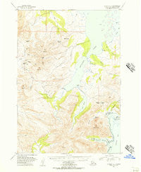 Ugashik C-1 Alaska Historical topographic map, 1:63360 scale, 15 X 15 Minute, Year 1951