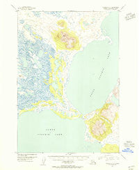 Ugashik C-3 Alaska Historical topographic map, 1:63360 scale, 15 X 15 Minute, Year 1951