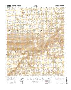 Utukok River B-4 NE Alaska Current topographic map, 1:25000 scale, 7.5 X 7.5 Minute, Year 2016