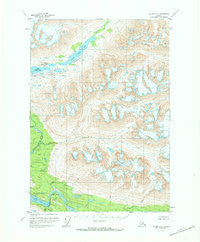Valdez A-1 Alaska Historical topographic map, 1:63360 scale, 15 X 15 Minute, Year 1951