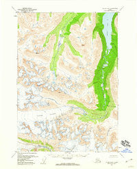 Valdez B-5 Alaska Historical topographic map, 1:63360 scale, 15 X 15 Minute, Year 1951