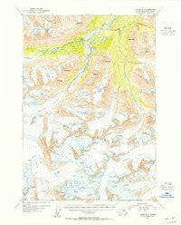 Valdez B-6 Alaska Historical topographic map, 1:63360 scale, 15 X 15 Minute, Year 1953