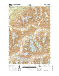 Valdez A-1 NE Alaska Current topographic map, 1:25000 scale, 7.5 X 7.5 Minute, Year 2016
