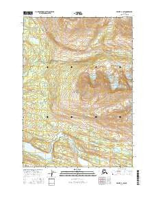Valdez A-1 SW Alaska Current topographic map, 1:25000 scale, 7.5 X 7.5 Minute, Year 2016