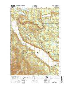 Valdez B-1 NE Alaska Current topographic map, 1:25000 scale, 7.5 X 7.5 Minute, Year 2016