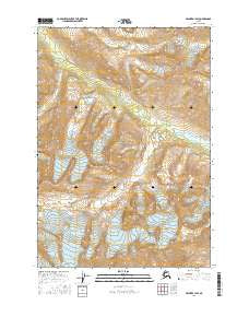 Valdez B-1 SW Alaska Current topographic map, 1:25000 scale, 7.5 X 7.5 Minute, Year 2016