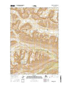 Valdez B-3 NE Alaska Current topographic map, 1:25000 scale, 7.5 X 7.5 Minute, Year 2016